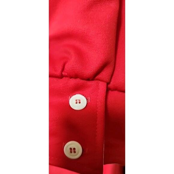 Vintage 60's Madmen Midi Skirt/Blouse Set Butterfly Collar A99 32 Inch Waist - Picture 4 of 7